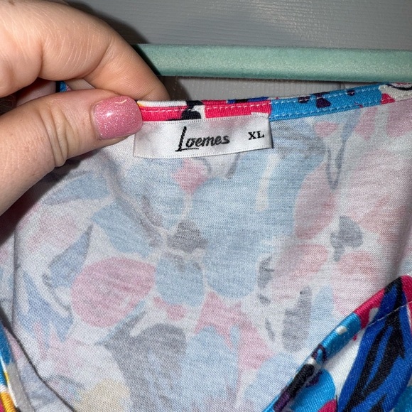 Square Neckline Mini Dress with Ruffle Cap Sleeves and Floral Pattern - Picture 2 of 4